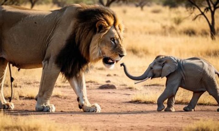 Are lions scared of elephants?