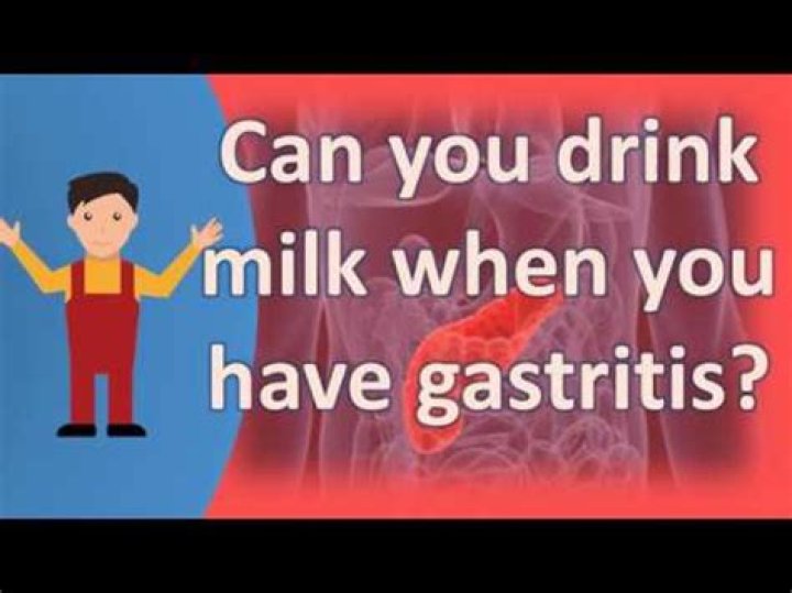 Can I drink milk with gastritis?
