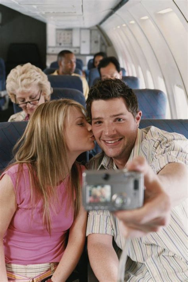 Can I take pictures on a plane?