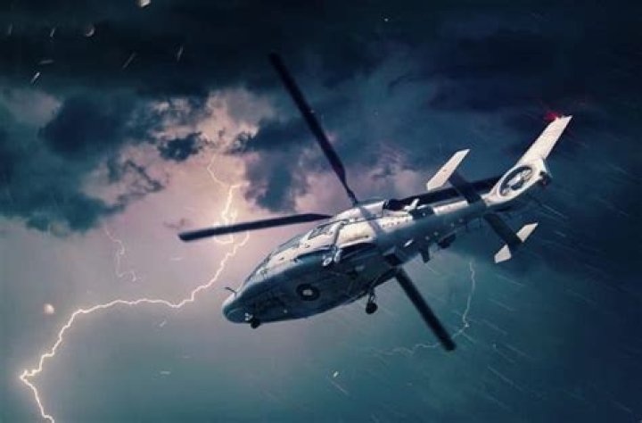 Can military helicopters fly in rain?