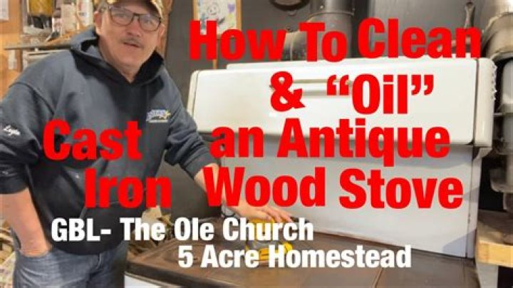 Can you oil a cast iron stove?