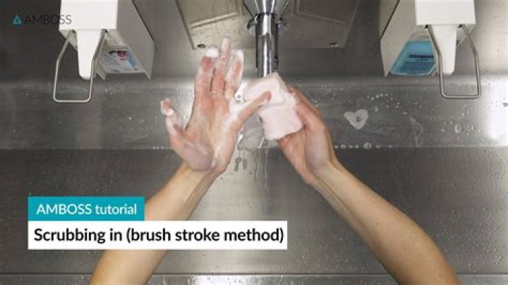 Can you scrub into surgery with nail polish?