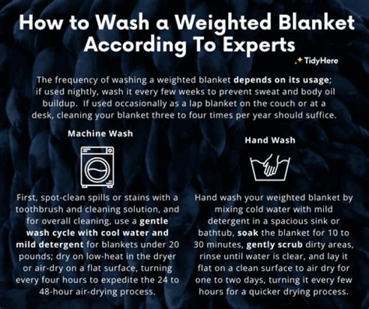 Can you wash weighted blankets?
