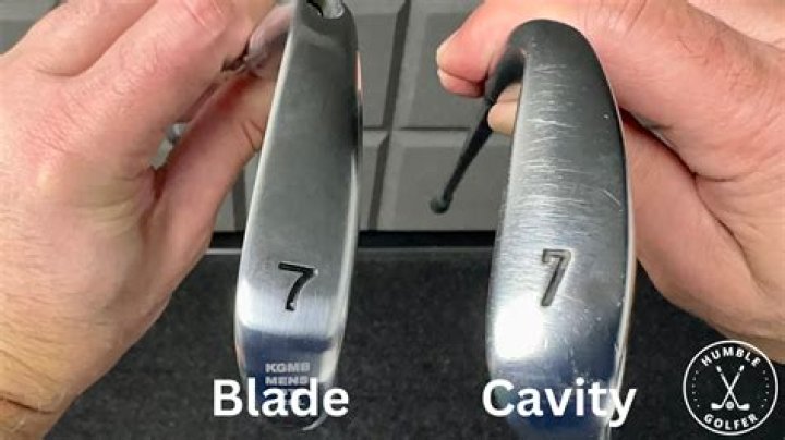 Do blades hit further than cavity backs?
