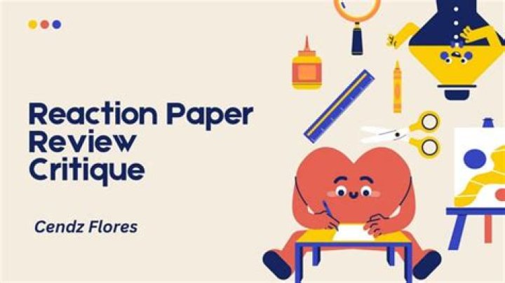 Does a reaction paper review and critique generally use the same organization of ideas?