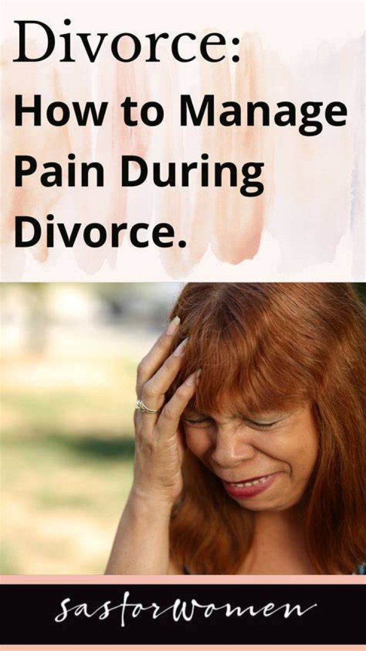Does divorce pain ever go away?