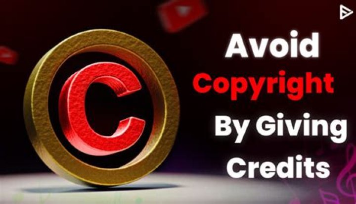Does giving credit avoid copyright?
