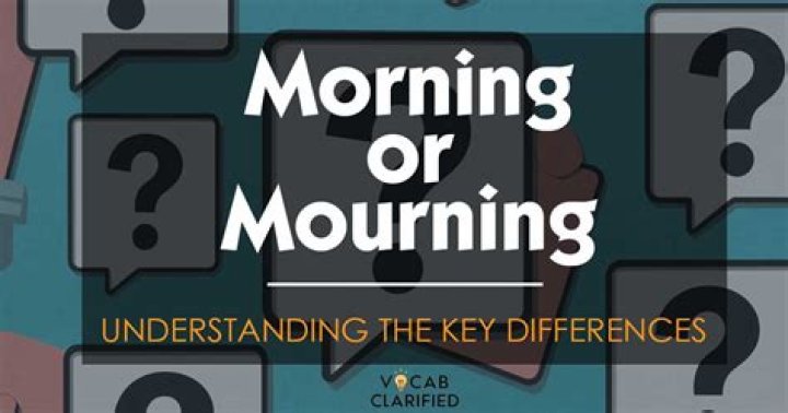Does morning come from mourning?