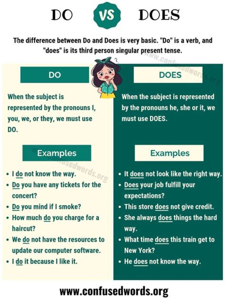 Does verb do?