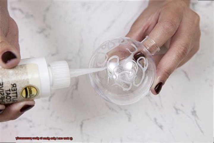 How can I glue glass to glass permanently?
