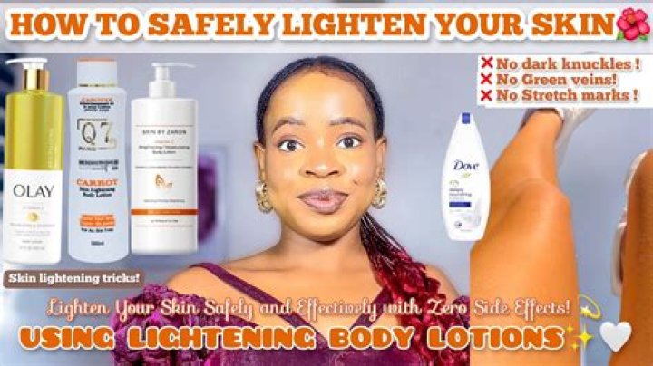 How can I lighten my skin fast?