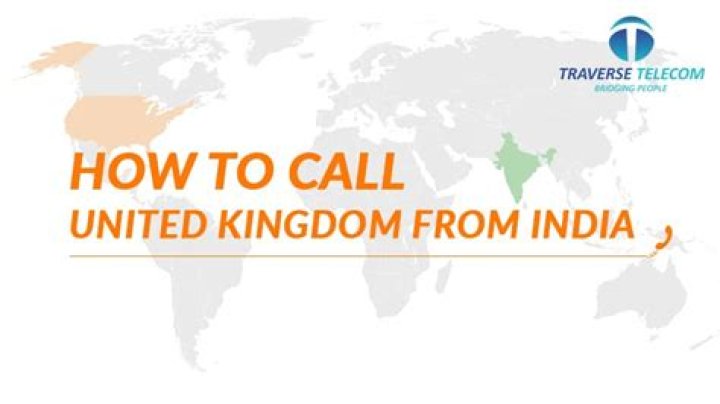 How do I call UK from India?