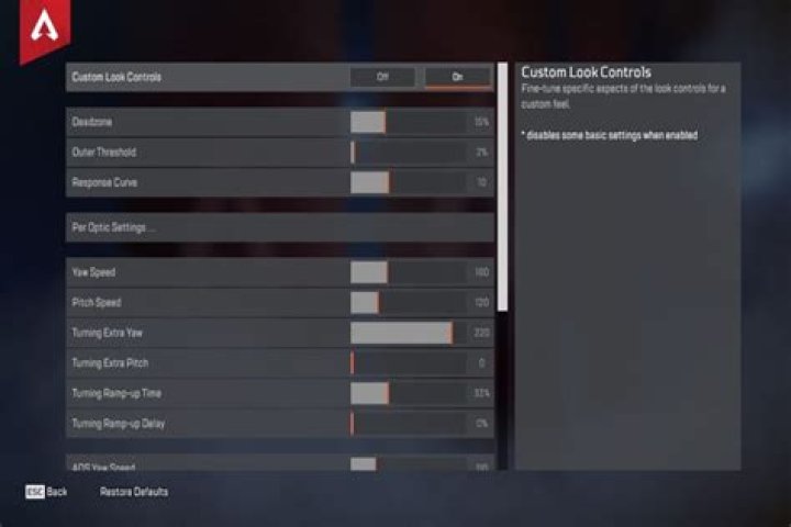 How do I turn on AIM assist in Apex Legends PC controller?