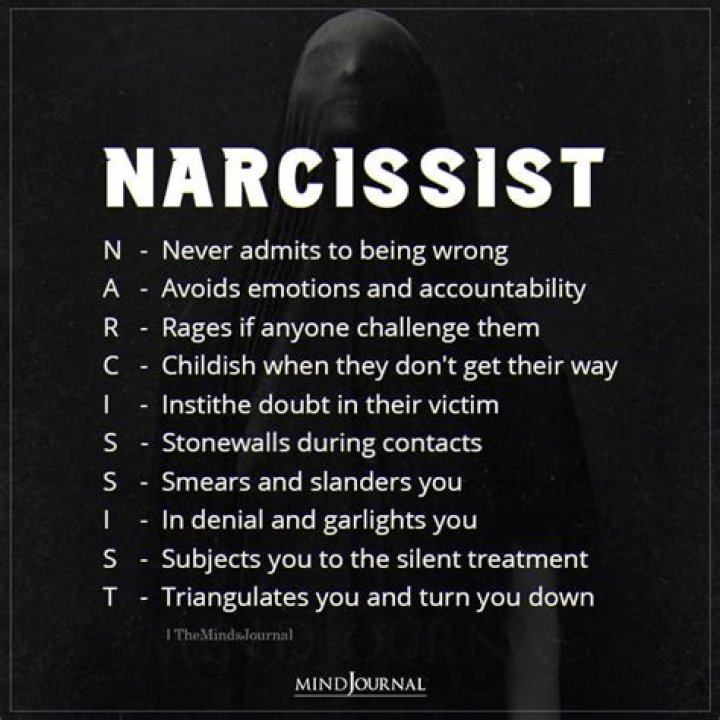 How do narcissists tell themselves?