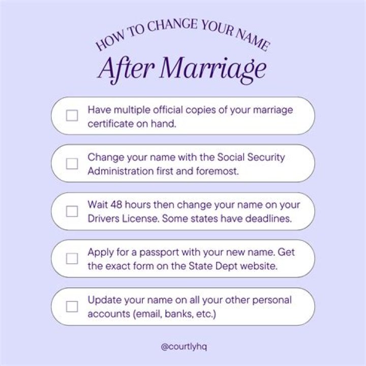 How do you change your name on LinkedIn after marriage?