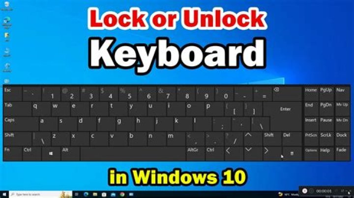 How do you unlock letters on a keyboard?