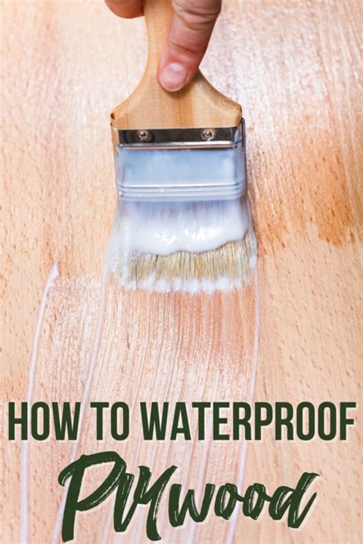 How do you waterproof painted wood?