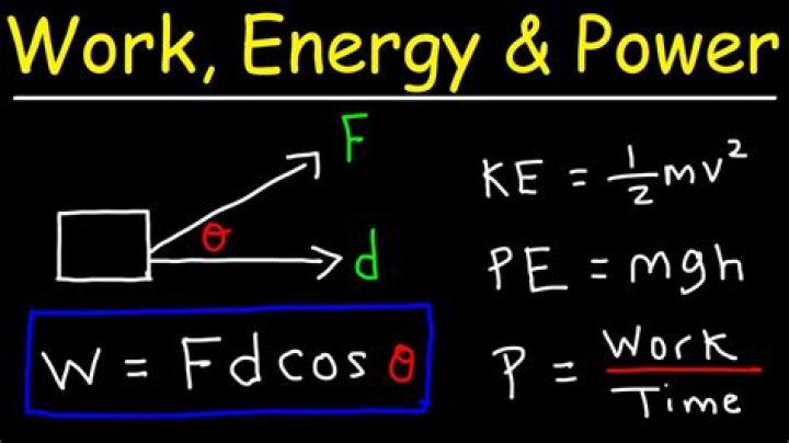 How is power related to work?