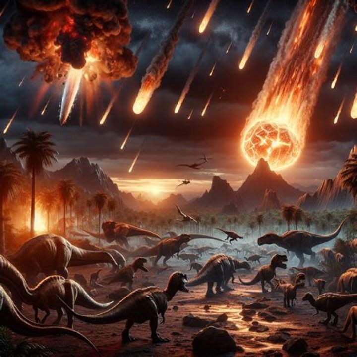 How long ago did dinosaurs roam the earth?