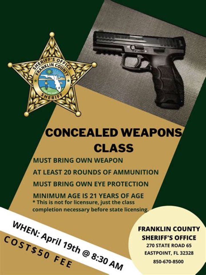 How long is a concealed weapons class in Florida?