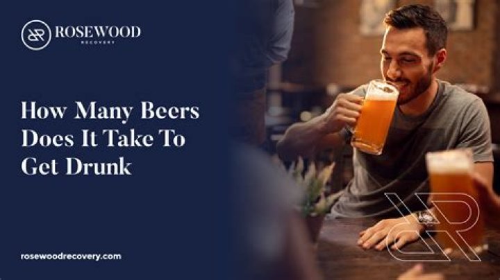How many 5% beers does it take to get drunk?