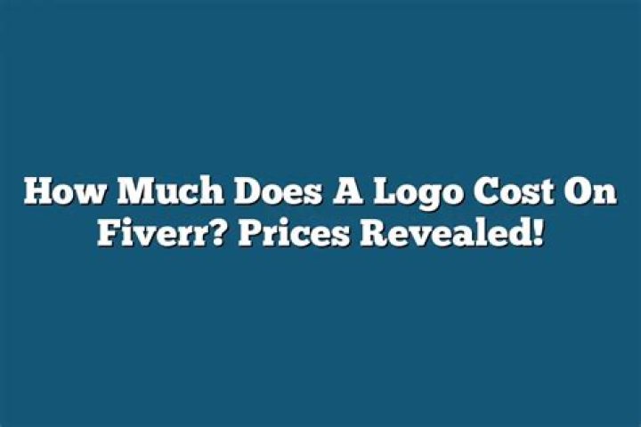 How much does a Fiverr logo cost?