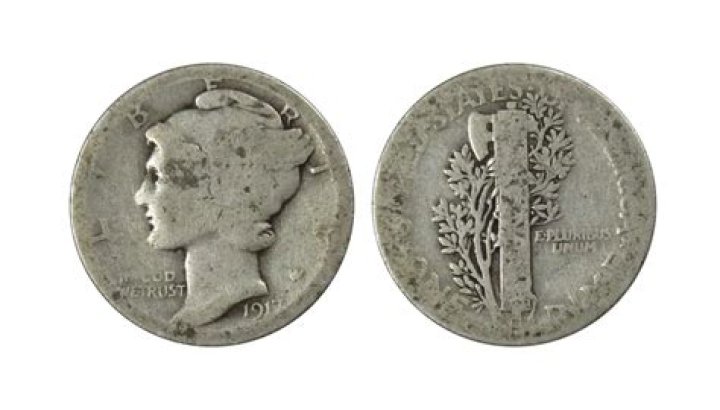 How much is a 1917 dime worth today?