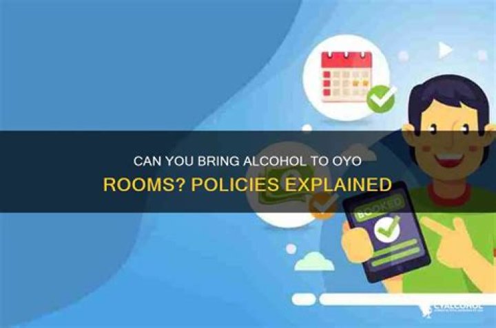 Is alcohol allowed in OYO Rooms?