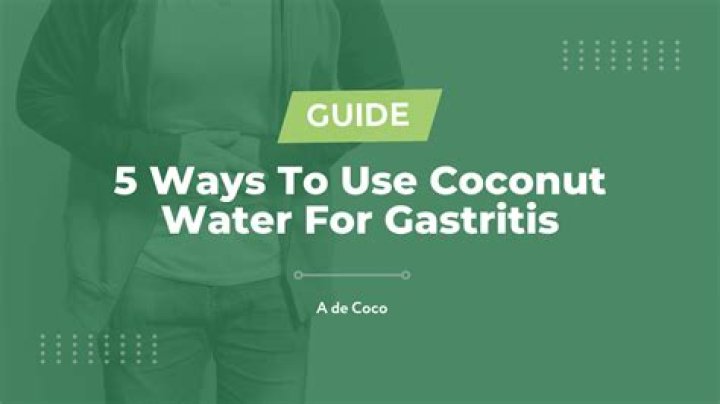 Is coconut milk OK for gastritis?