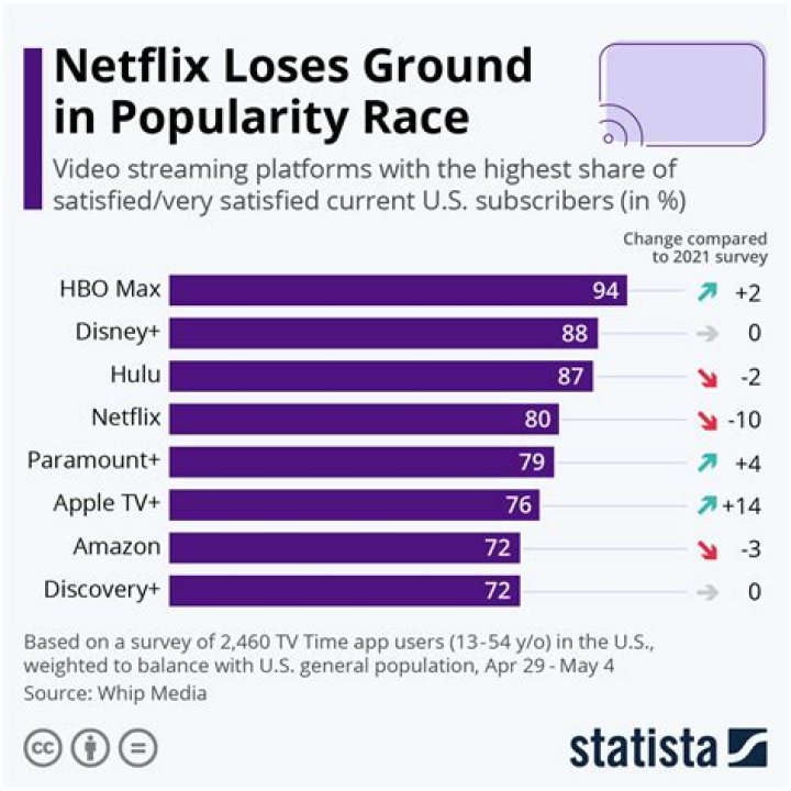 Is Netflix losing its popularity?