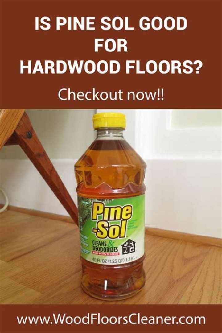 Is Pine Sol good for wood floors?