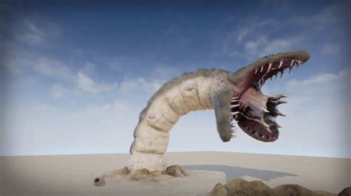 Is the giant worm Solaire?