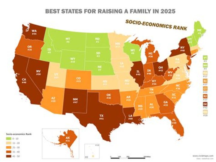 What's the best state to raise a family?