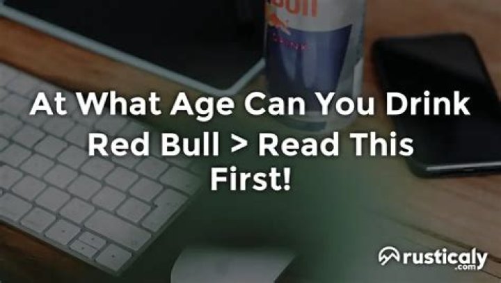 What age can you drink Red Bull?