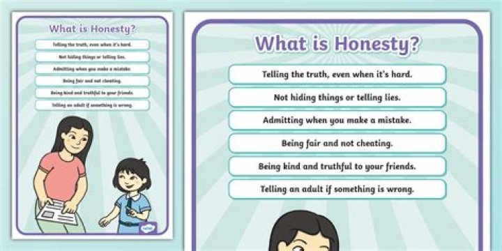 What are 3 examples of honesty?
