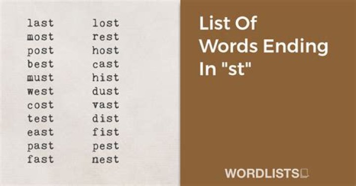 What are St words?