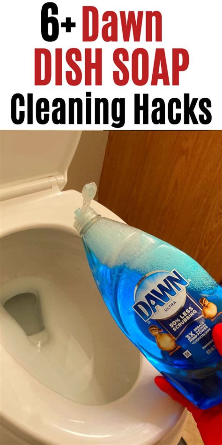 What can you clean with Dawn dish soap?