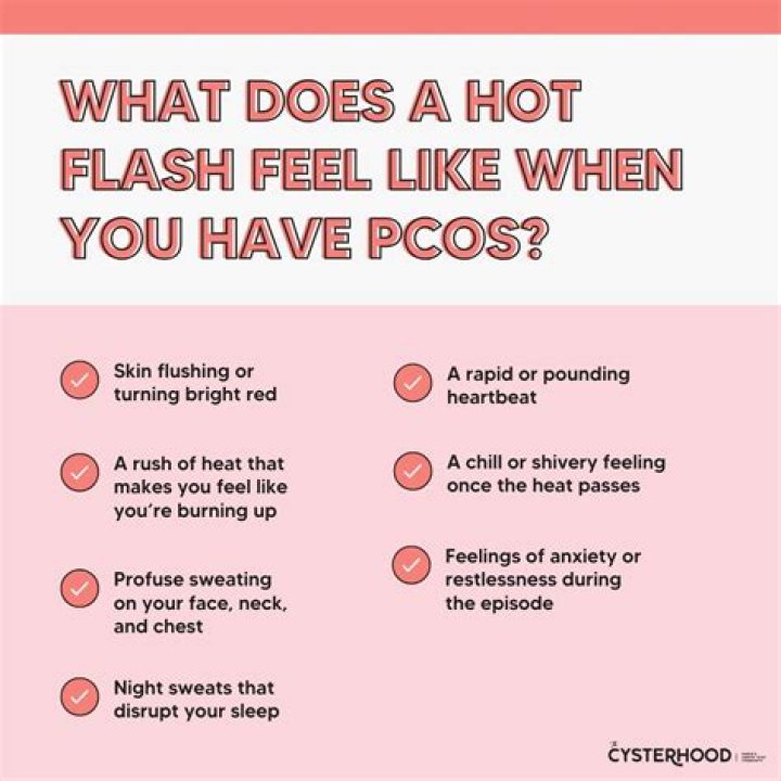 What does hot flash feel like?