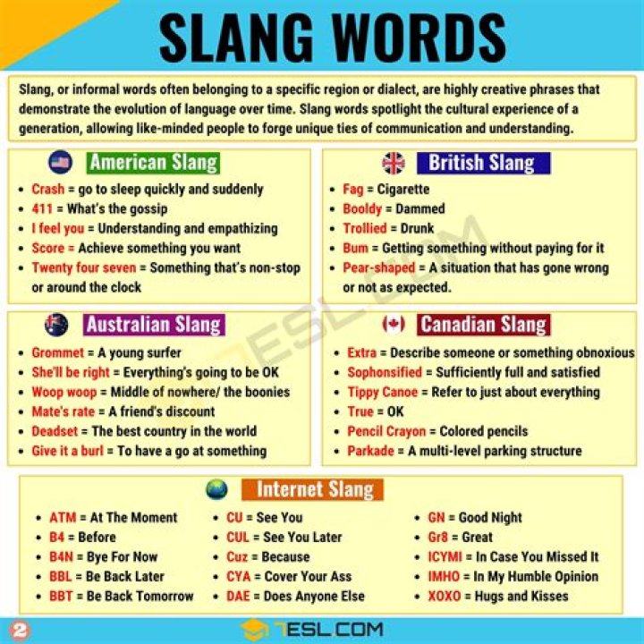 What does one up slang mean?