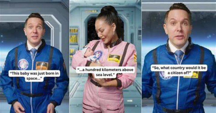 What happens if a baby is born in space?