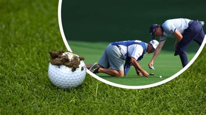 What happens if golf balls are touching?