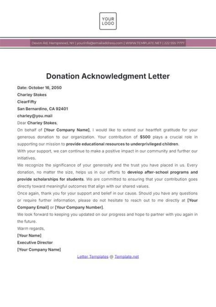 What is meant by general donation?