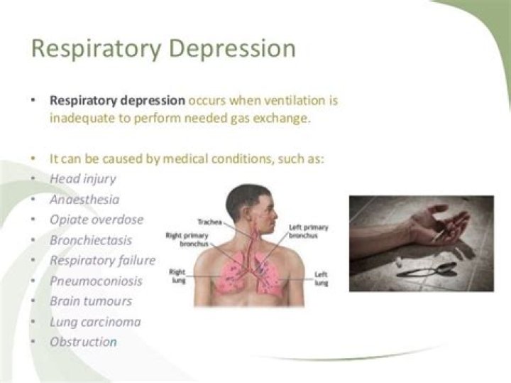 What is respiratory depression?