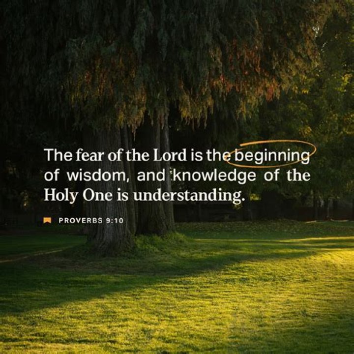 What is the beginning of knowledge according to Proverbs?