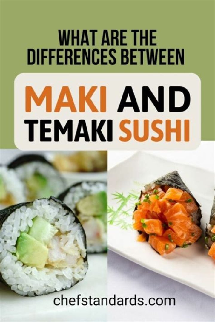 What is the difference between maki and Tamaki?