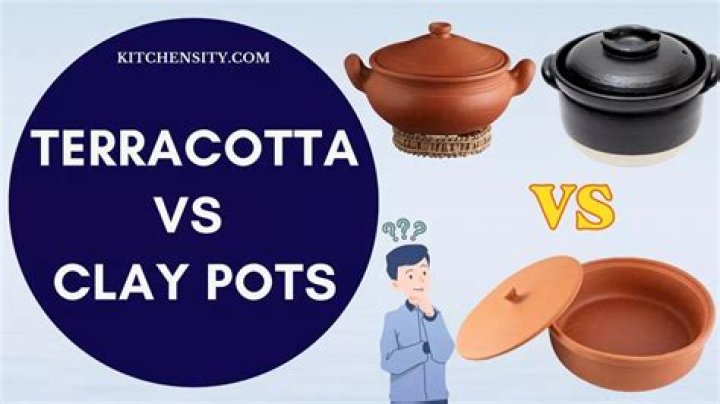 What is the difference between terracotta and clay pots?