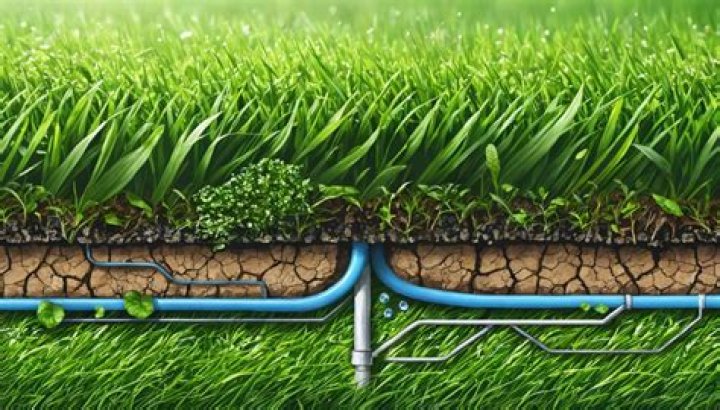 What is the most efficient way to water a lawn?