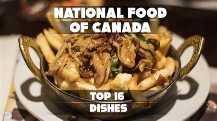 What is the national food of Canada?