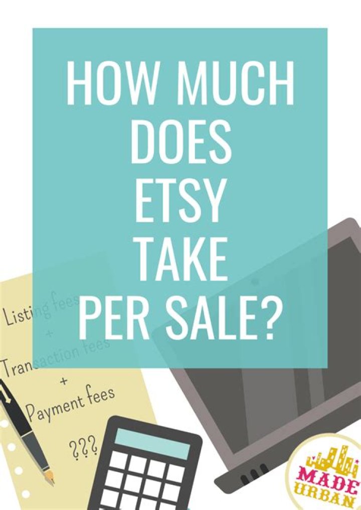 What percentage does Etsy take?