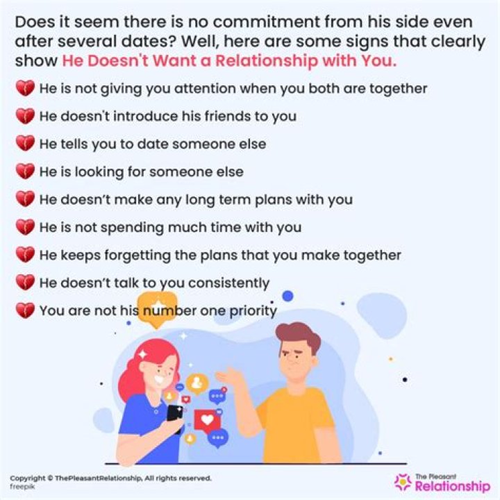 What should I do if he doesn't want a relationship?